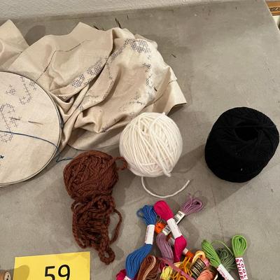 More embroidery items