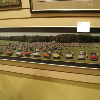 Framed/Matted MG '98 Hagerstown MD Photo 45"x13"