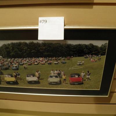Framed/Matted MG '98 Hagerstown MD Photo 45"x13"
