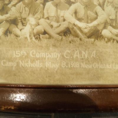 15th Company C.A.N.A Photograph, Camp Nicholas New Orleans, LA 35"x7.5"