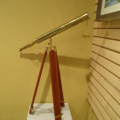 Adjustable Brass Spy Scope w/ Tripod