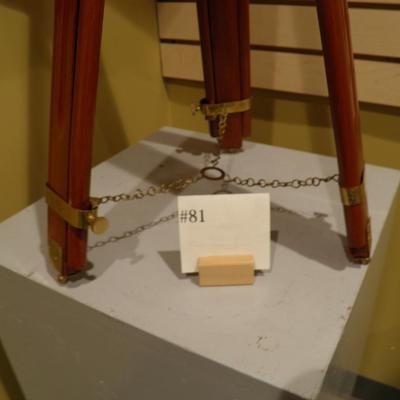 Adjustable Brass Spy Scope w/ Tripod
