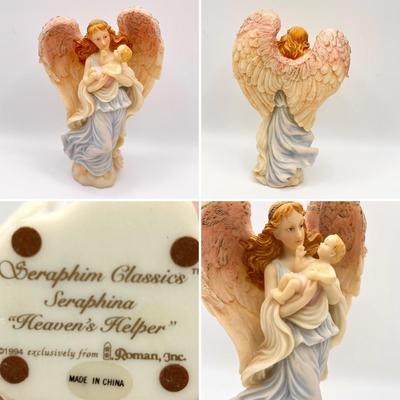 ROMAN ~ Seraphim Classics ~ Nine (9) Assorted Angels