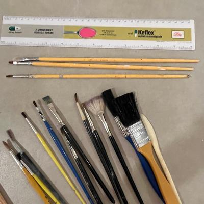 Lot of Paint Brushes