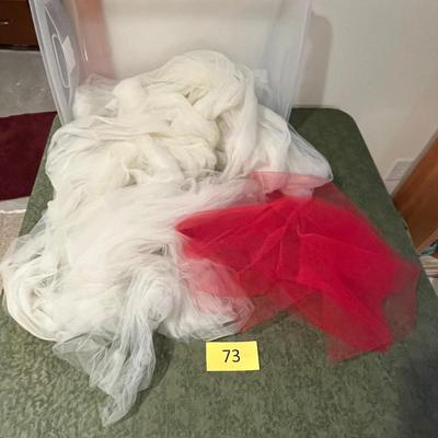 Tub of netting material