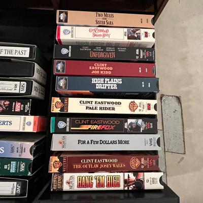 VHS Storage case with Movies