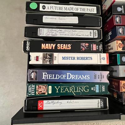 VHS Storage case with Movies