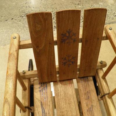 Vintage Metal Child's Runner Sled