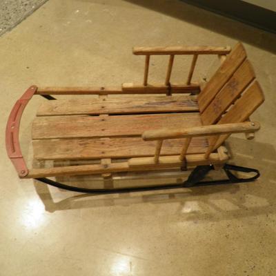 Vintage Metal Child's Runner Sled