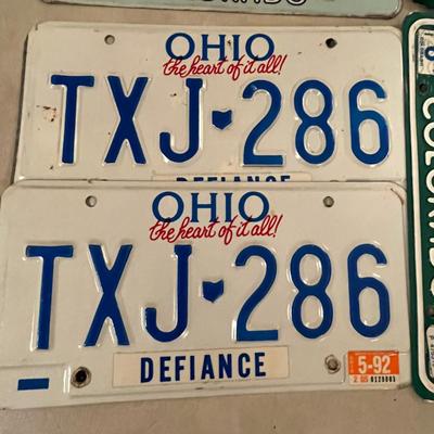 Newer Plates Ohio & Colorado