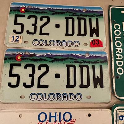 Newer Plates Ohio & Colorado