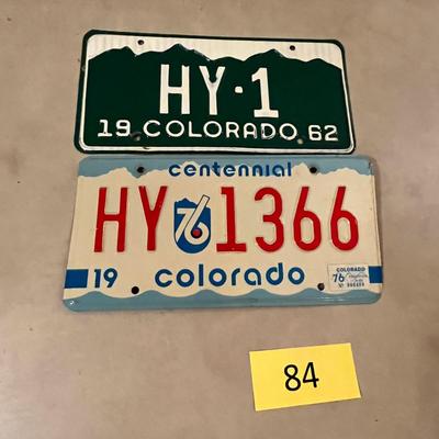 Colorado Weld County Plates