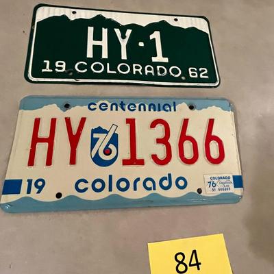 Colorado Weld County Plates