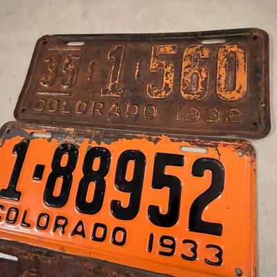 Colorado License Plates