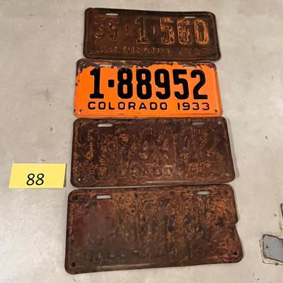Colorado License Plates
