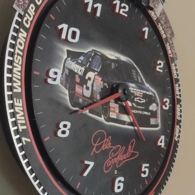 Dale Earnhardt #3 NASCAR Racing Wall Clock