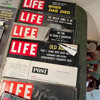 Box lot of Life Magazines