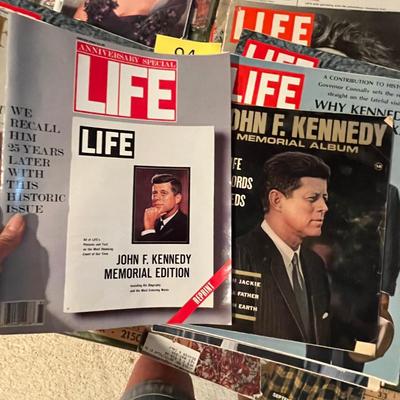 Box lot of Life Magazines