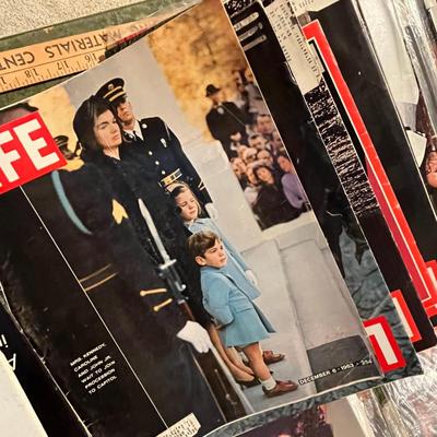 Box lot of Life Magazines