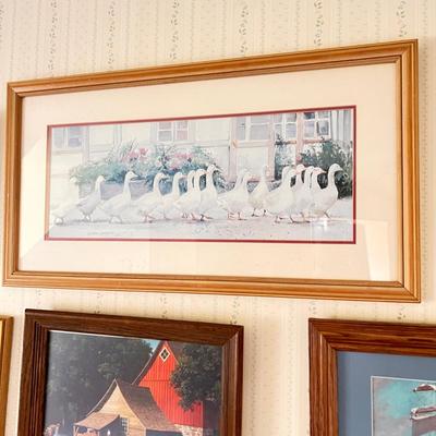 Large Mixed Lot of 26 Framed Art Pieces