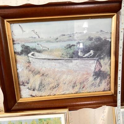 Large Mixed Lot of 26 Framed Art Pieces