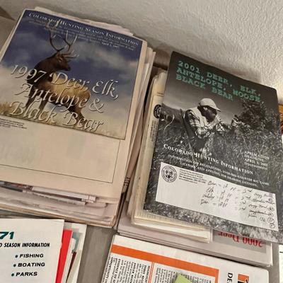 Lot of Hunting & Fishing liturature