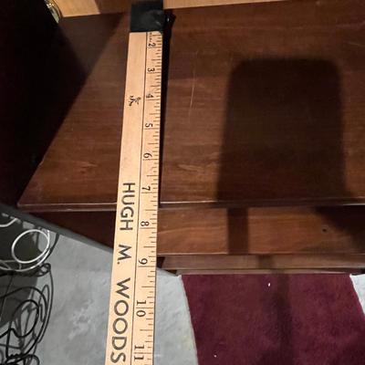 Tall Walnut vintage Book Case