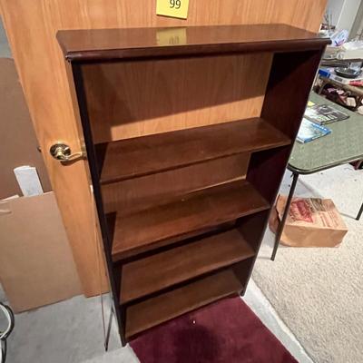 Tall Walnut vintage Book Case