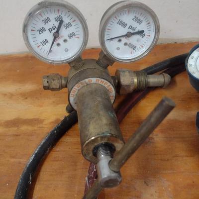 Collection of Gauges and Hoses