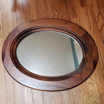 Wooden Oval Mirror and More (D-KD)