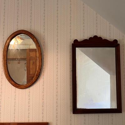 2 Vintage/Antique Wall Mirrors