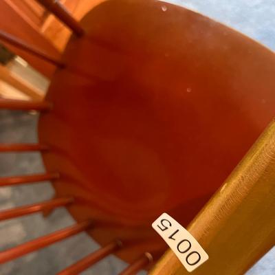 Vintage MCM Solid Wood Rocking Chair