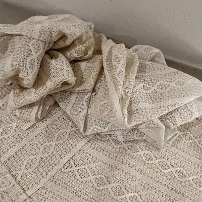 Lace curtains