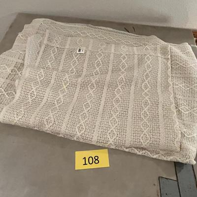 Lace curtains