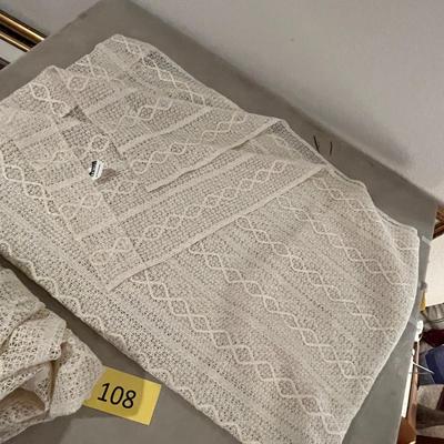 Lace curtains