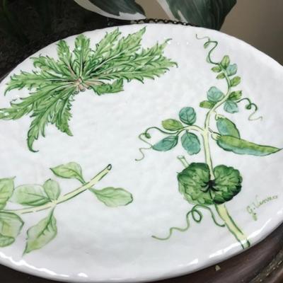 Vintage Hand Painted Platter