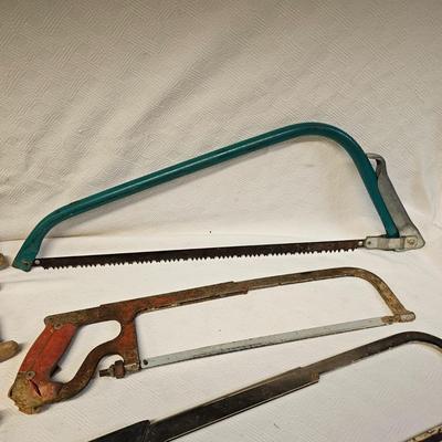 Collection of Handsaws, Hacksaws & Tree Saws  (WS-JS)