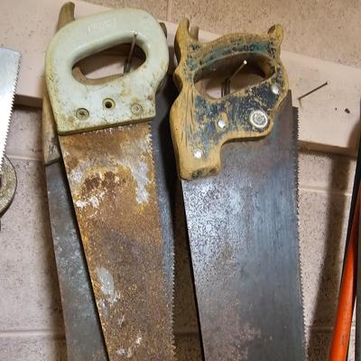 Collection of Handsaws, Hacksaws & Tree Saws  (WS-JS)