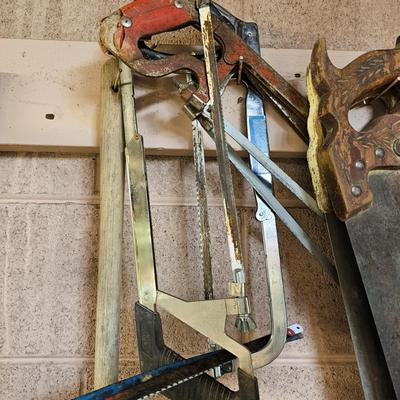 Collection of Handsaws, Hacksaws & Tree Saws  (WS-JS)
