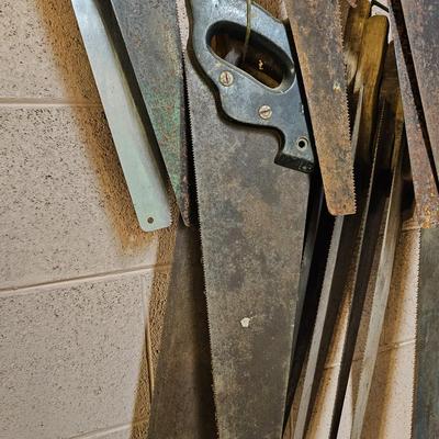 Collection of Handsaws, Hacksaws & Tree Saws  (WS-JS)