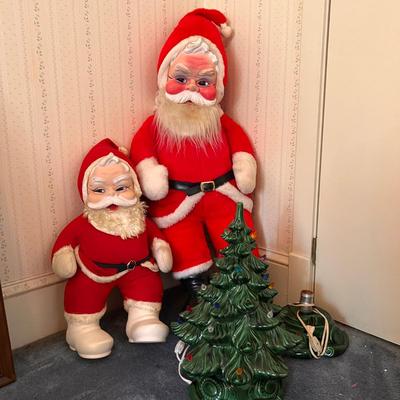 Rare Vintage Santa Christmas Lot