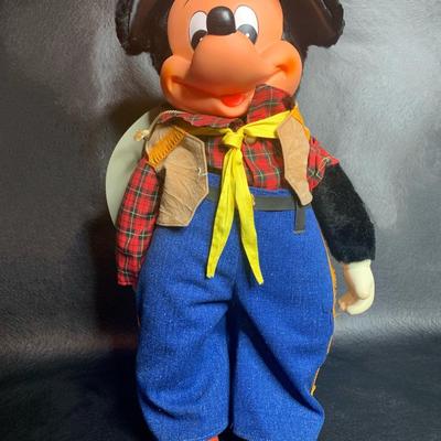 Vintage USA Young Epoch Mickey Mouse Vintage Disneyland Made In Japan 16â€