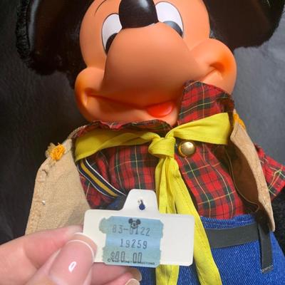 Vintage USA Young Epoch Mickey Mouse Vintage Disneyland Made In Japan 16â€