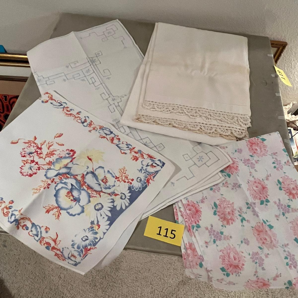 Lot of table cloths