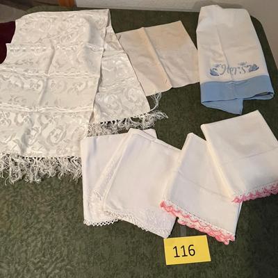 Pillow cases & other