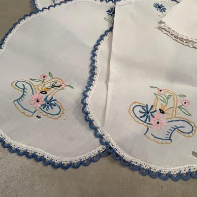 Embroidered linens