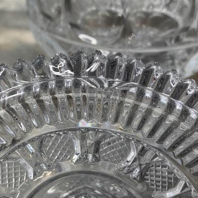 Bohemia crystal glass chocolate Box, 1900s antique candy jar