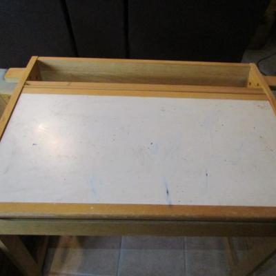 Desk with Eraser Board Top