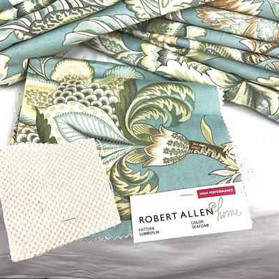 709 Robert Allen Summerlin-Seafoam Material Cut Yardage