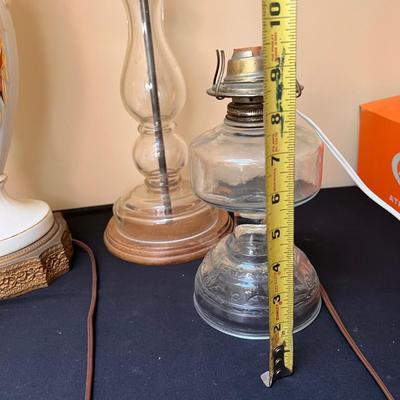 Lot 4 Vintage Lamps - Working Condition